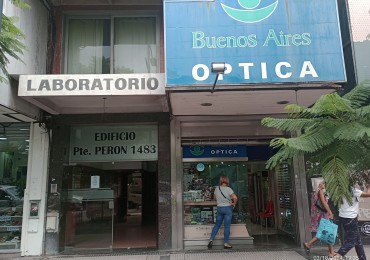 IMPORTANTE SEMIPISO 350 M2. AV. PTE. PERON   FTE. A LA PLAZA SAN MIGUEL