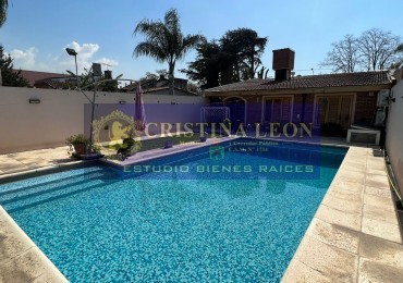 RETASADA!!!   IMPORTANTE PROPIEDAD DE 4 AMBIENTES C/ PISCINA