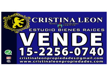 CHALET ESQUINA DE 3 AMB. CON COCHERA Y PARQUE